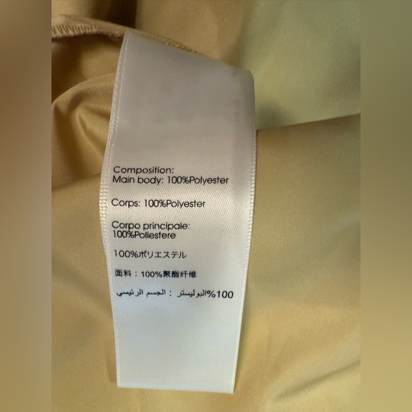 3.1 Phillip Lim Ruched-Neck Taffeta Boxing Top in Tan Size XS - Picture 13 of 13